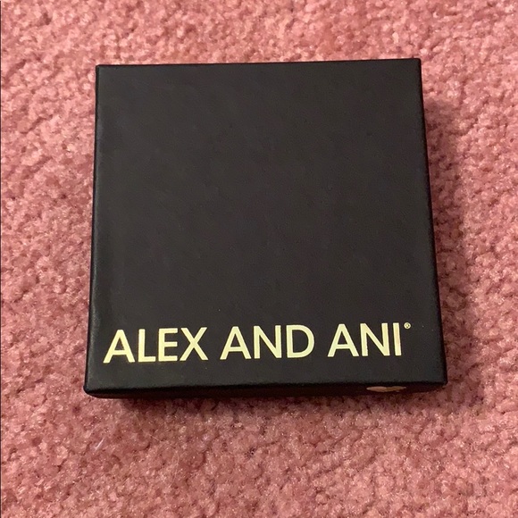 Alex and Ani spike bracelet in gold and purple - Picture 3 of 3